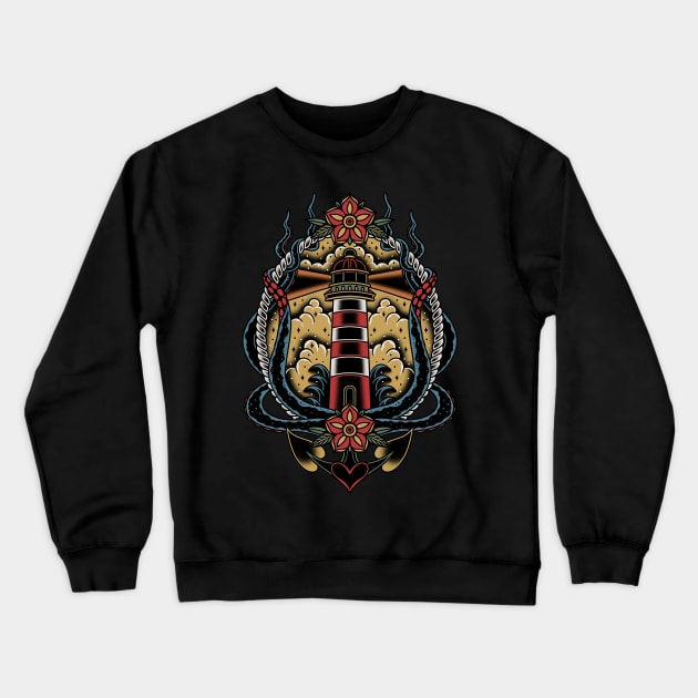 Light The Dark Crewneck Sweatshirt by TerpeneTom